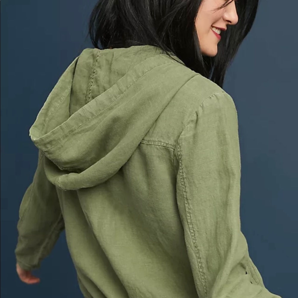 Sanctuary linen utility jacket - Picture 3 of 8